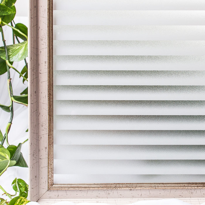 Latitude Run® 35.4 In. X 78.7 In.Window Film Opaque Blinds Stripe